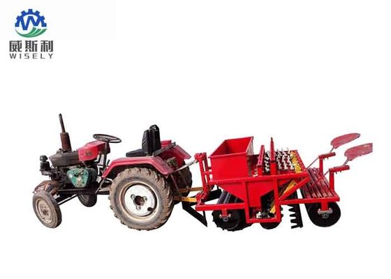 Cina 7 Baris Mesin Tanam Pertanian Traktor Bawang Putih Planter 1400 * 1400 * Dimensi 950mm pemasok