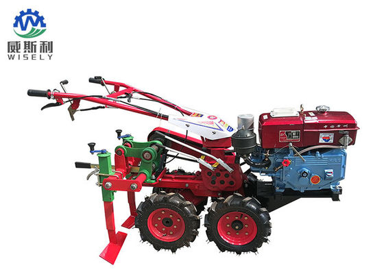 Cina Mekanik 5,67 KW Mesin Pemanen Pertanian Bawang Putih Combine Harvester pemasok