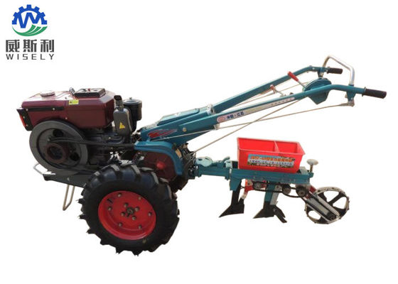 Jagung Planter Compact Tractor Sprayer, Low Power Mini Walking Tractor pemasok